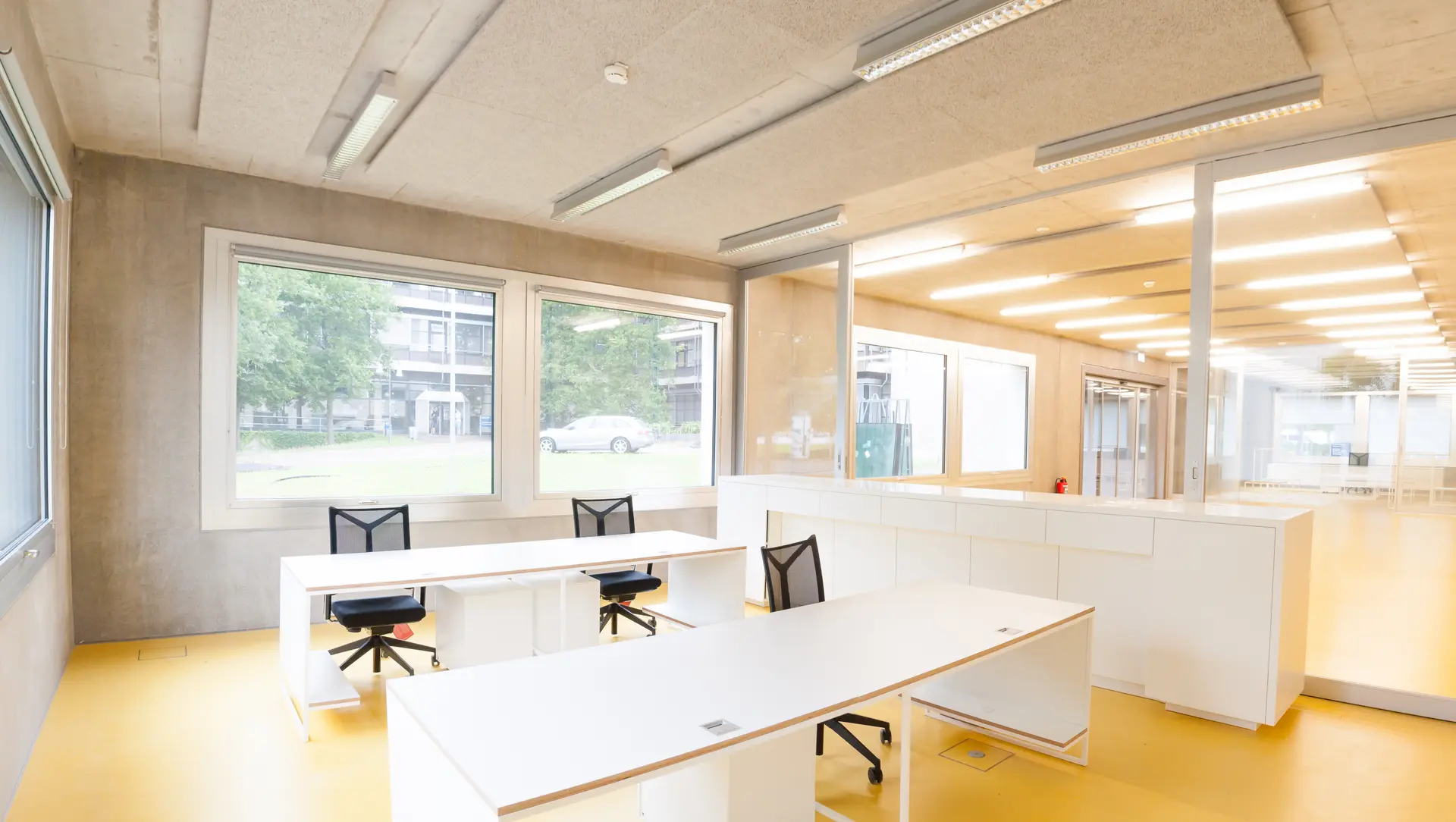 Hochschule der Studierenden – Bildung Innenausbau in Stuttgart | b² interior